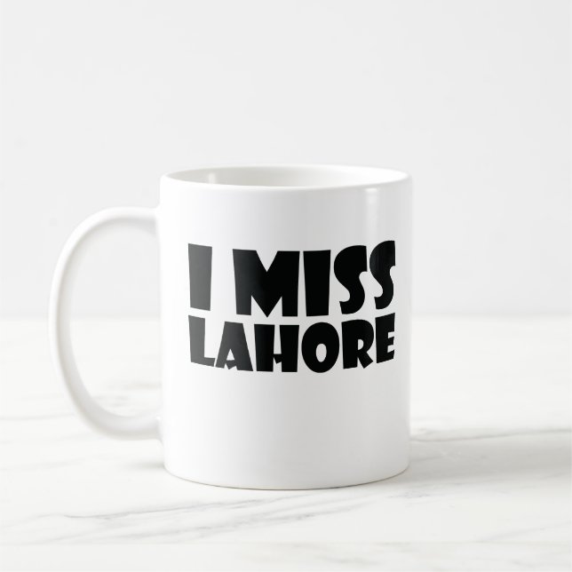I Miss Lahore Kaffeetasse (Links)