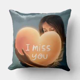 I Miss You Pillow - Romantisches Geschenkkissen fü Kissen