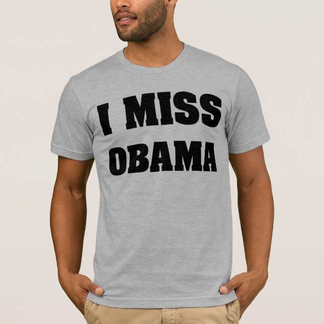 I Mlle Obama Anti Trump T-Shirt (Devant)