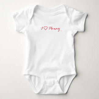 I Mommy Baby Clothing Strampler
