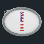 I Monogram überlagert sich auf der Flagge der USA Ovale Gürtelschnalle<br><div class="desc">Ich Monogram überlagerte sich auf USA Flag Belt Buckle Design © Trinkets and Things 2017 - AHP Design. Alle Rechte vorbehalten. 080517</div>