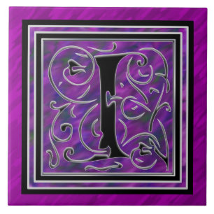 I Monogramme "Eaux violettes" Carreaux de céramiqu