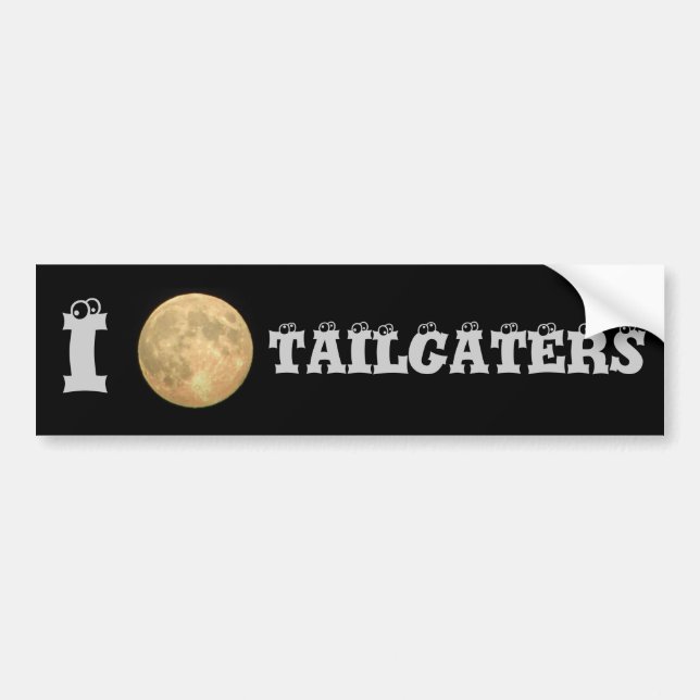 I Moon Tailgaters Autoaufkleber (Vorne)
