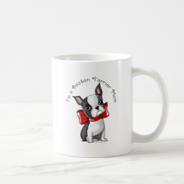 *I morgens ein entzückender Hund Bostons Terrier Kaffeetasse (Rechts)