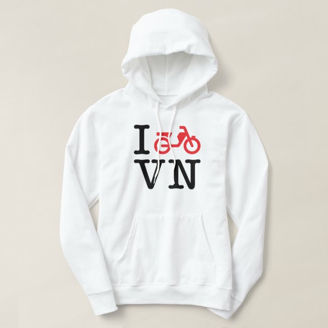 I Motorrad Vietnam Hoodie (Design vorne)