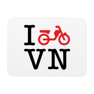 I Motorrad Vietnam Magnet