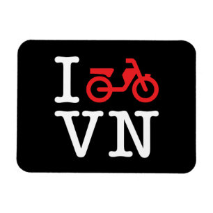 I Motorrad Vietnam Magnet