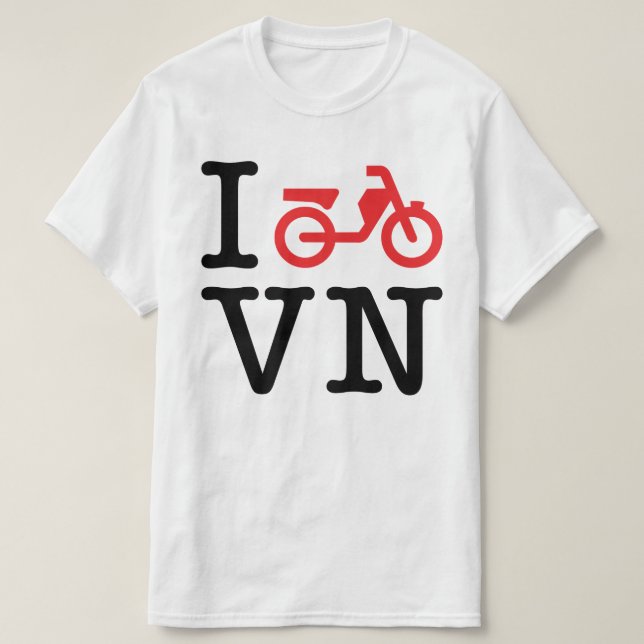 I Motorrad Vietnam T-Shirt (Design vorne)
