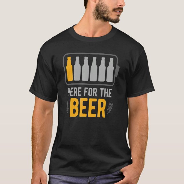 I Need Beer, Funny Beer  , Funny Drinking Party T-Shirt (Vorderseite)