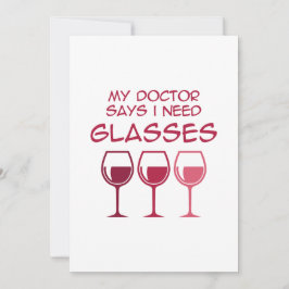 I need glasses feiertagskarte
