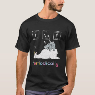 I Nickerchen Periodisch Funny Science Llama Koala T-Shirt