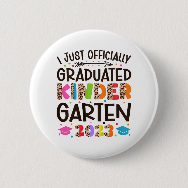 I Offizieller Kindergarten Abschluss 202 Button (Vorderseite)