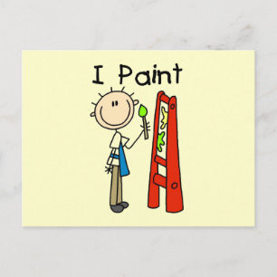 I Paint Postkarte