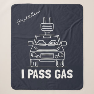 I Pass Gas Öko Electric Car Gag Sherpadecke
