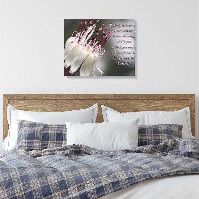 I Peter 4:13 Inspiration Leinwanddruck (Insitu (Schlafzimmer))
