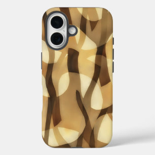 I-Phone 16 Fall Mocha Abstrakt Art iPhone 16 Hülle