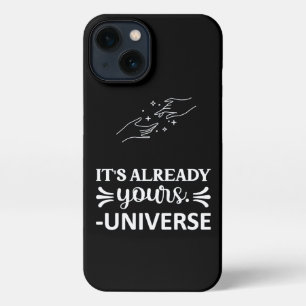 I Phone Case "Es ist schon dein Universum" Weiß iPhone Hülle