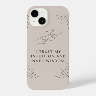 I Phone Case "Ich vertraue meiner Intuition & inne iPhone 14 Hülle