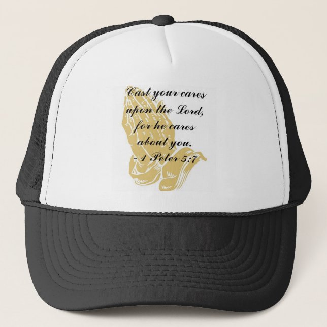 I Pierre 5:7 Casquette (Devant)
