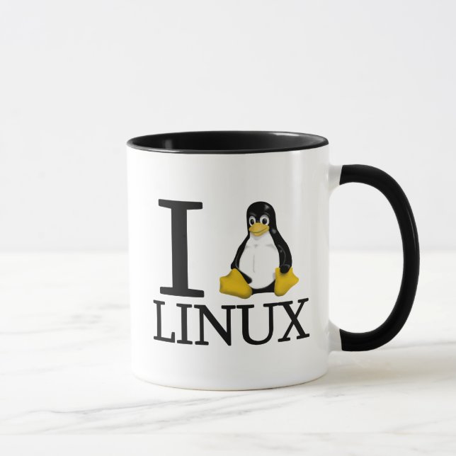 I Pinguin Linux 2 Tasse (Rechts)