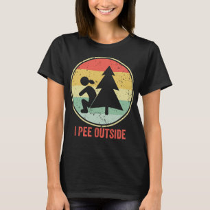 I Piss Außerhalb Retro Vintages Funny Camping Spri T-Shirt
