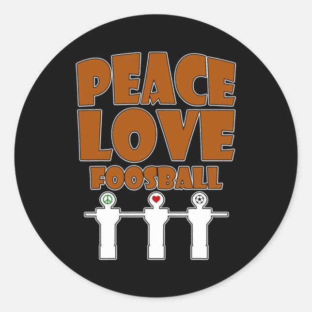 I Play at the Foosball Table Real Men dont spin  Runder Aufkleber (Vorderseite)