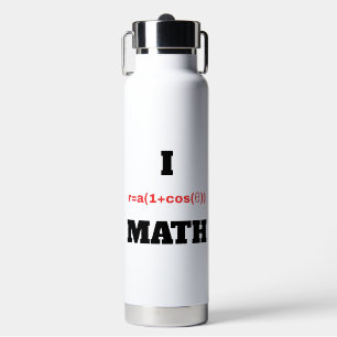I Polargleichung (Herz) Math Trinkflasche