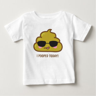 i POOPED AUJOURD'HUI ! T-shirt drôle