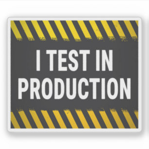 I Produktionstest Aufkleber