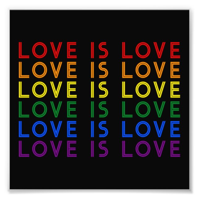 I Promise To Teach Love - Diversity, Equality and  Fotodruck (Vorne)