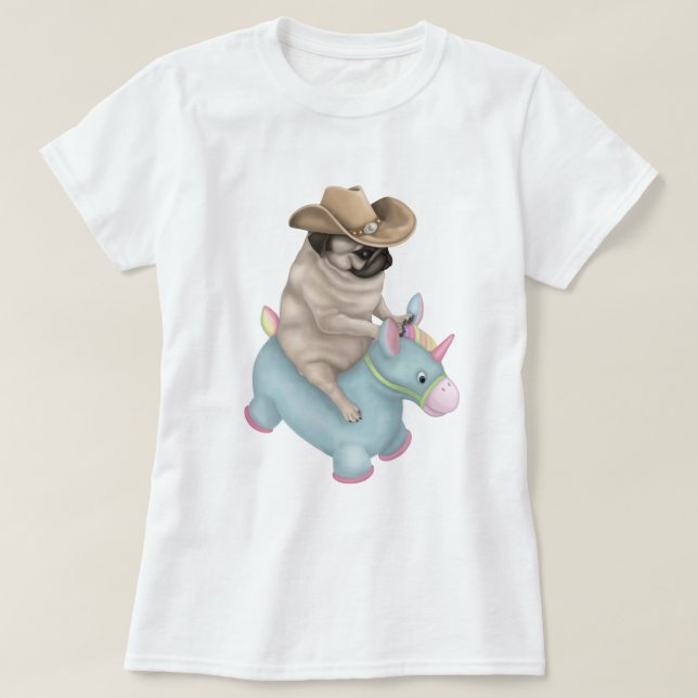 I pugged the sheriff T-Shirt (Design vorne)