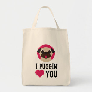 I Puggin Liebe Sie Mops-Tasche Tragetasche