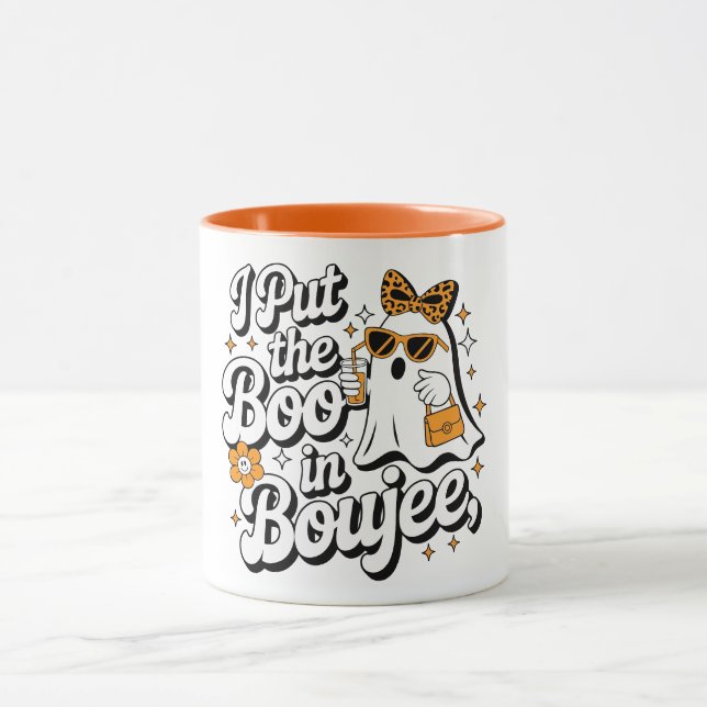 I Put the Boo in Boujee Halloween Tasse (Zentrum)
