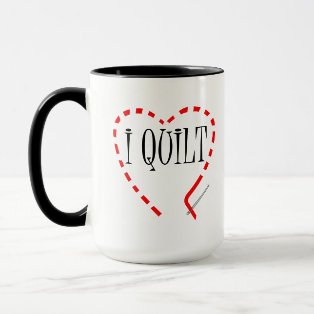 I Quilt Tasse (Links)
