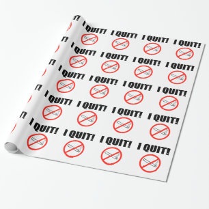 I QUIT.png Geschenkpapier