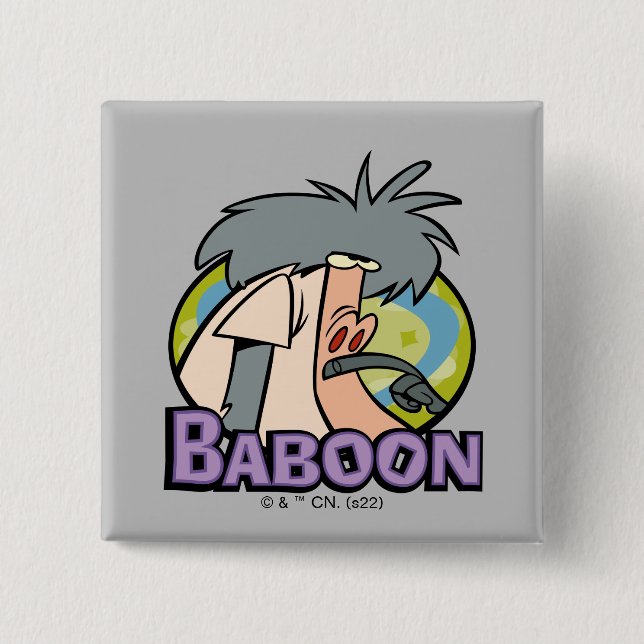 I.R. Baboon Character Abzeichen Button (Vorderseite)