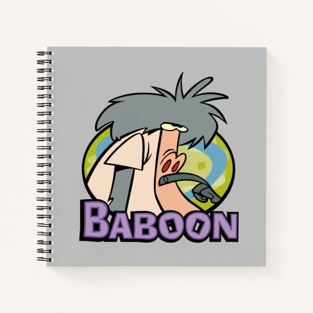 I.R. Baboon Character Abzeichen Notizbuch (Vorderseite)