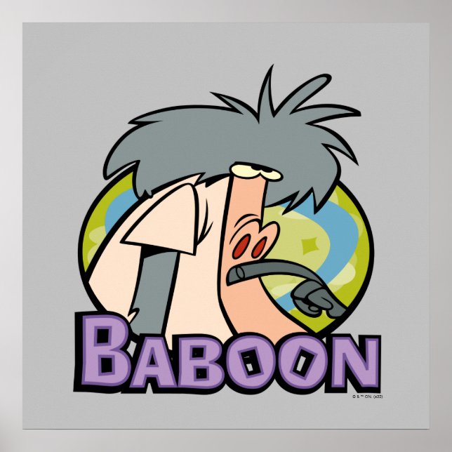 I.R. Baboon Character Abzeichen Poster (Vorne)