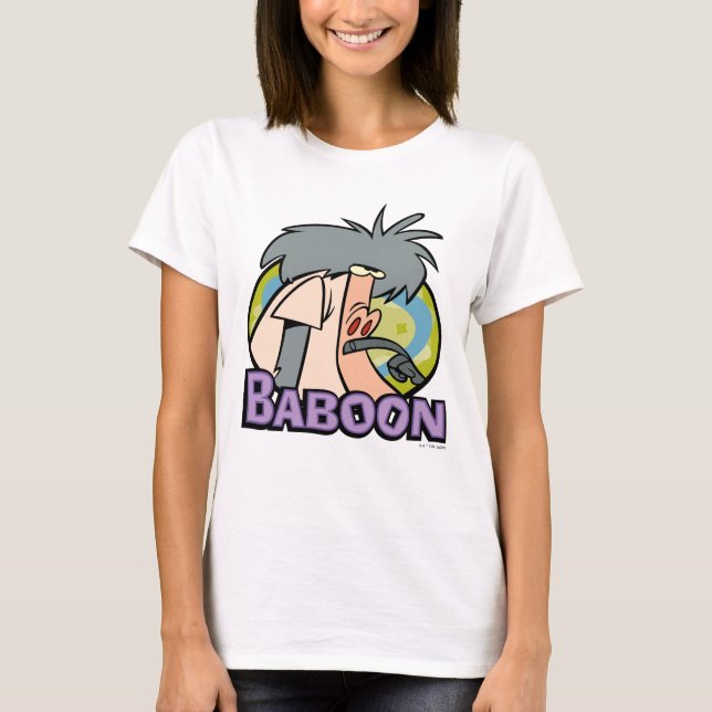 I.R. Baboon Character Abzeichen T-Shirt (Vorderseite)