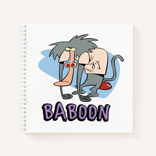 I.R. Baboon Character Graphic Notizbuch (Vorderseite)
