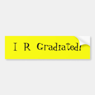 I R Gradiated! - Autoaufkleber