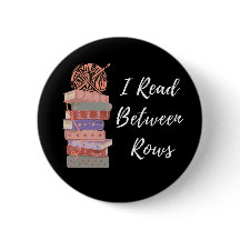 I Read Between Rows Crochet Knitting Book Lover