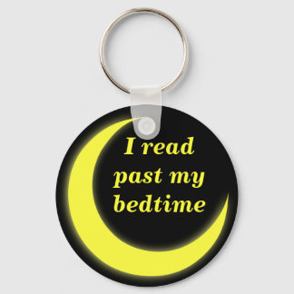 I read past my bedtime keychain schlüsselanhänger
