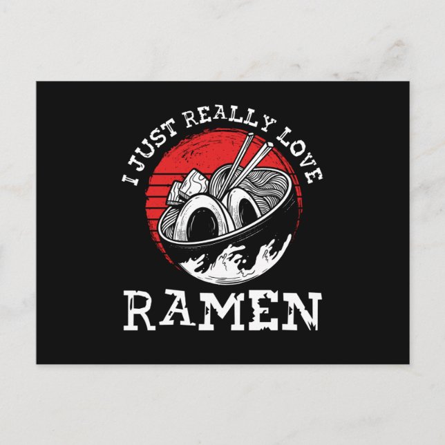 I really love ramen postkarte (Vorderseite)