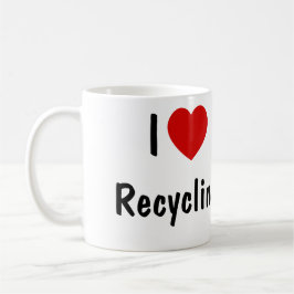 I Recycelnd Liebe Kaffeetasse