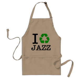 I Recycle Jazz Schürze