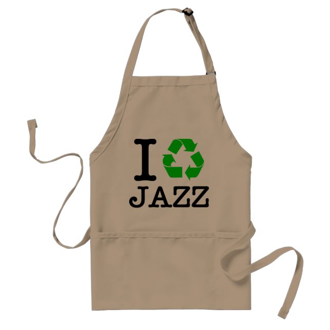 I Recycle Jazz Schürze (Vorne)