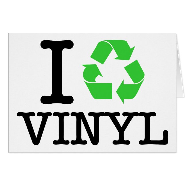 I Recycle Vinyl (Devant horizontal)
