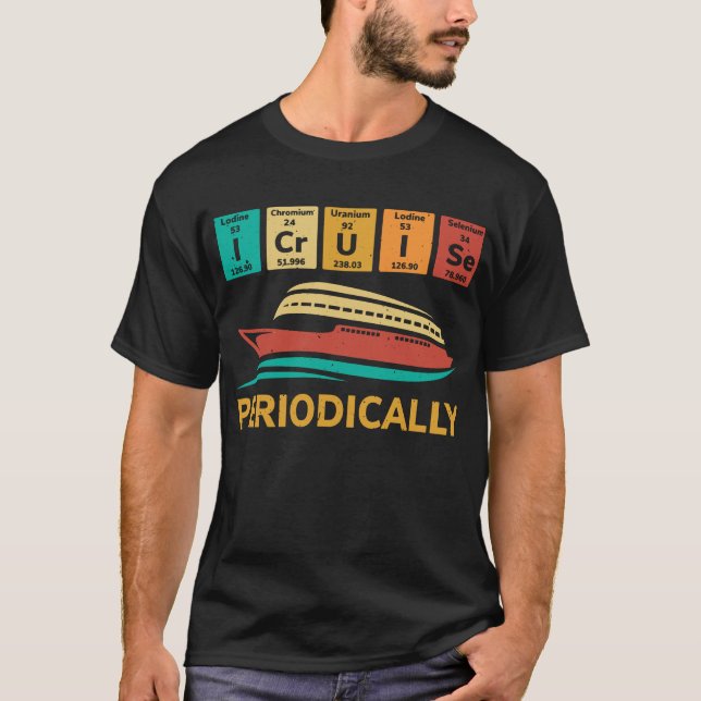 I Regelmäßig sonnige Periodische Tabelle T-Shirt (Vorderseite)
