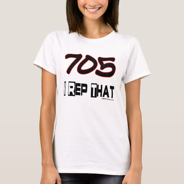 I Repräsentant der Postleitzahl 705 T-Shirt (Vorderseite)